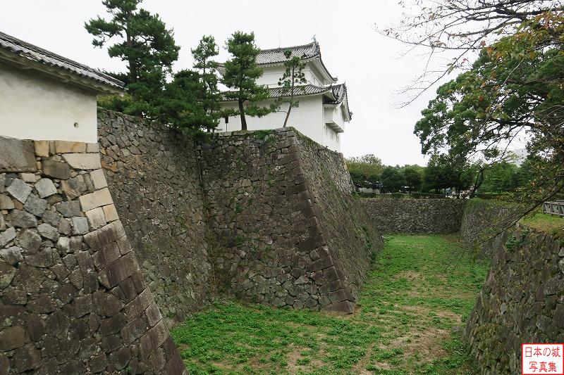 名古屋城 東南隅櫓 東南隅櫓を表二之門方向から見る