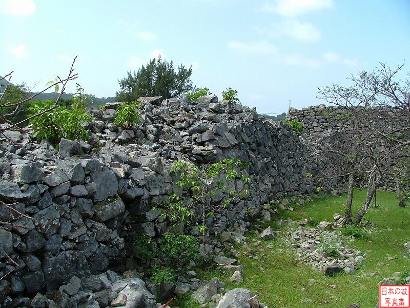 城内の石垣