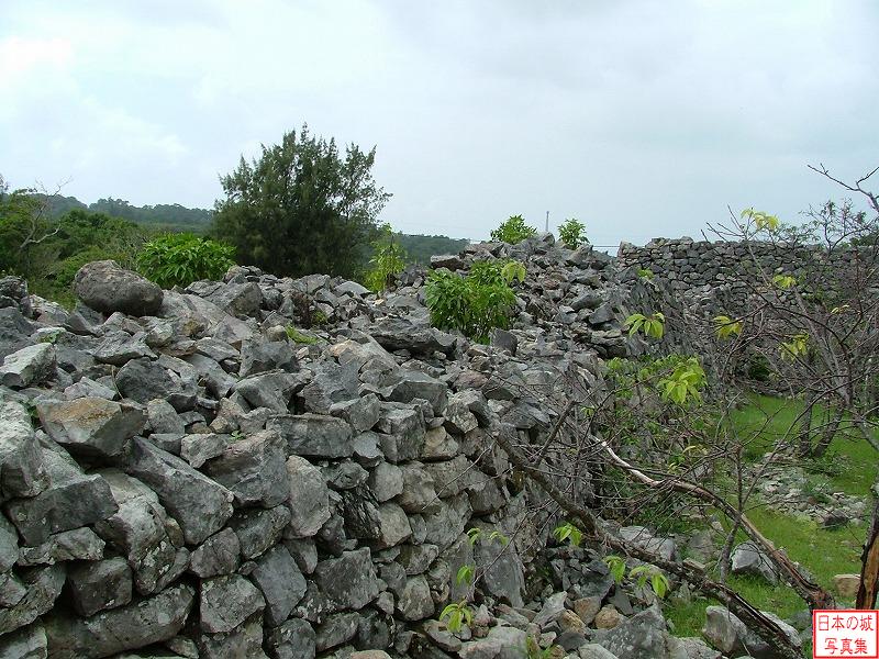 城内の石垣