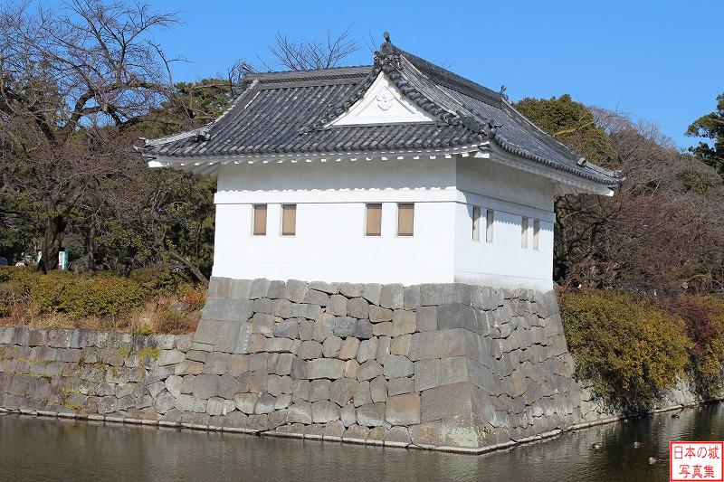 Odawara Castle Outer moat and corner turret (Second enclosure)