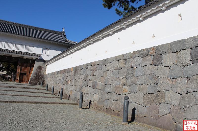 小田原城 銅門櫓門 枡形内のようす