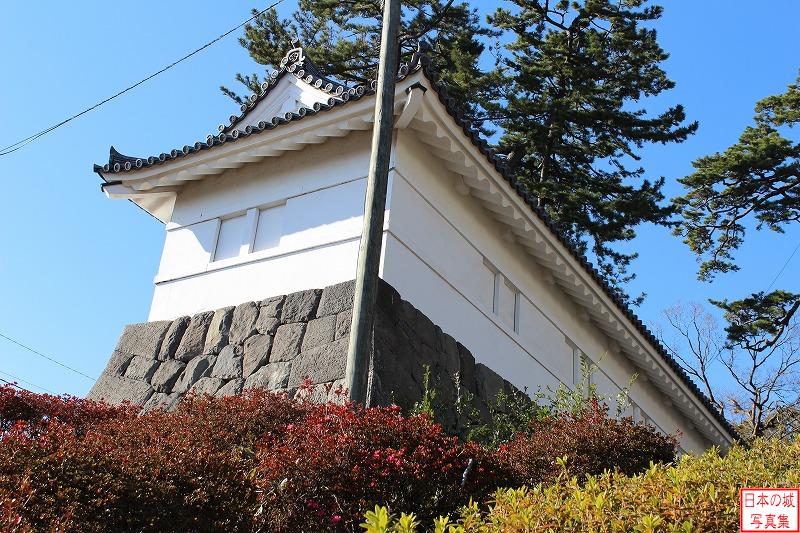 小田原城 常盤木門 常盤木門の櫓門の向かいにある櫓。常盤木門は枡形門で、周囲を多聞櫓で囲んでいた。