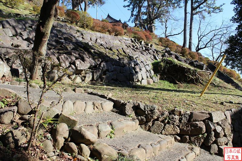 Odawara Castle Stone wall of Main enclosure
