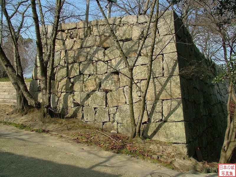 丸亀城 二の丸 二の丸虎口の石垣