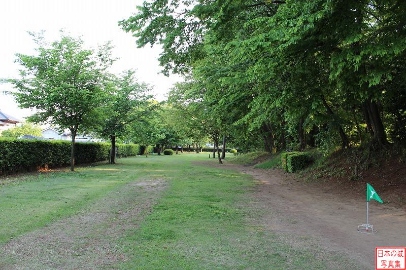 逆井城 東三曲輪のようす