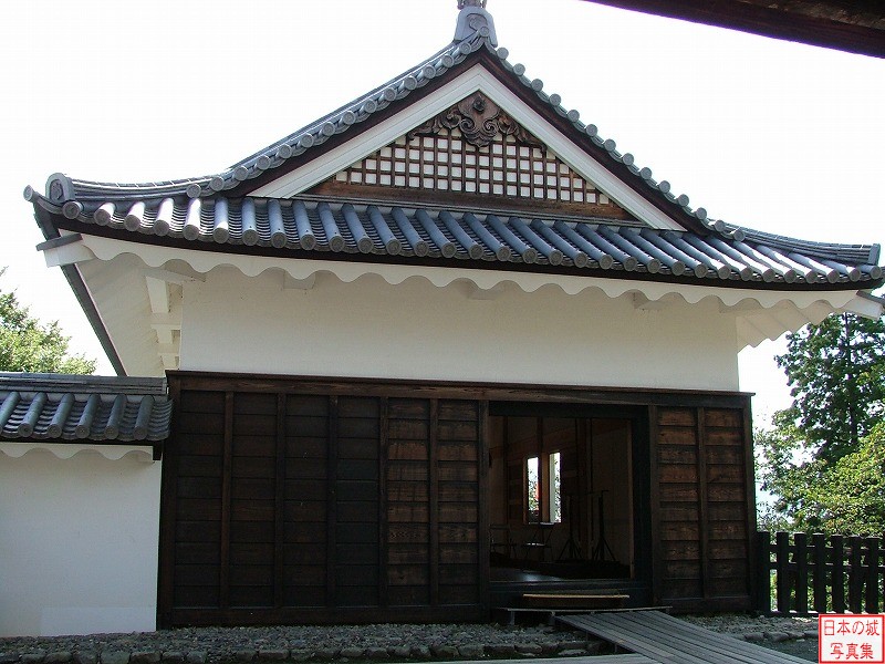 東虎口櫓門の入口(北櫓側)