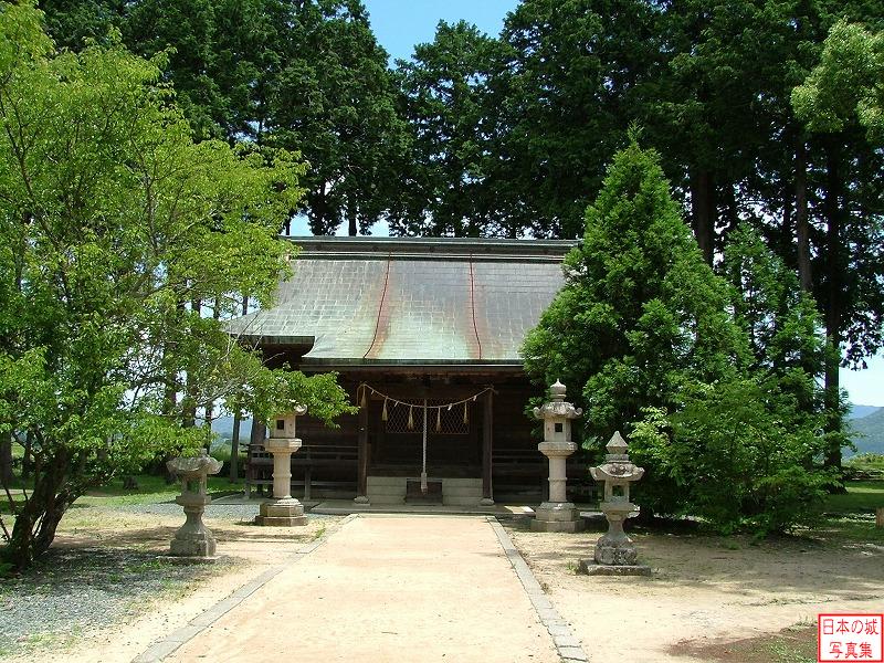 篠山城 本丸 本丸の青山神社