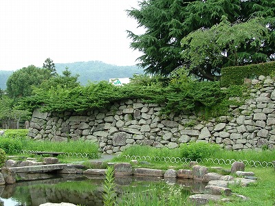 Tanabe Castle Stone wall of main enclosure