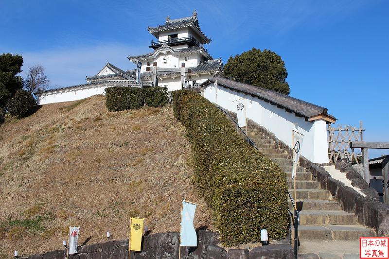 Kakegawa Castle Road to Main tower