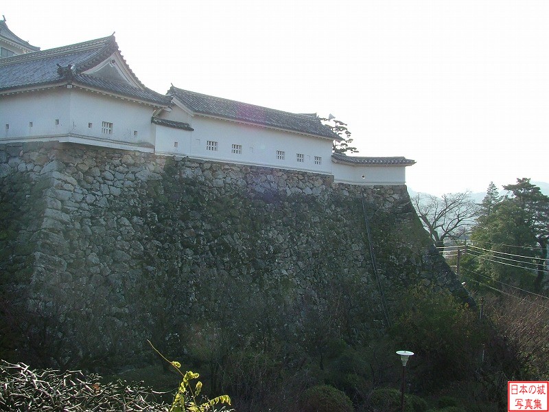 高知城 本丸西多聞櫓 西多聞櫓を外から見る