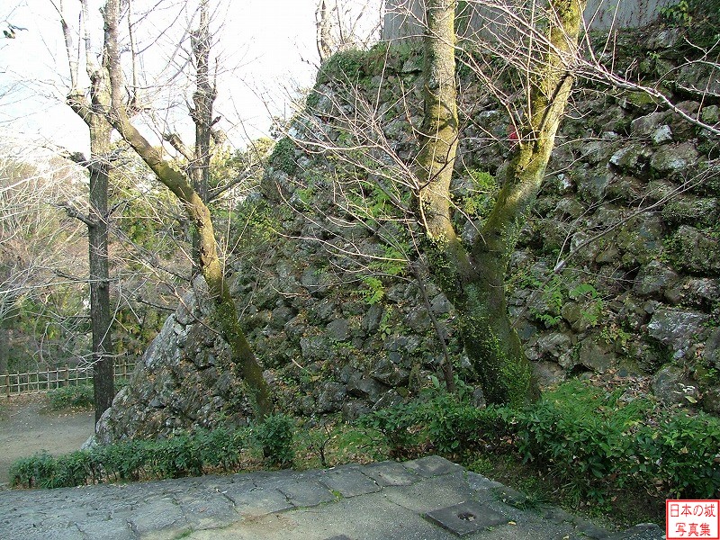 高知城 二の丸 水の手門石垣