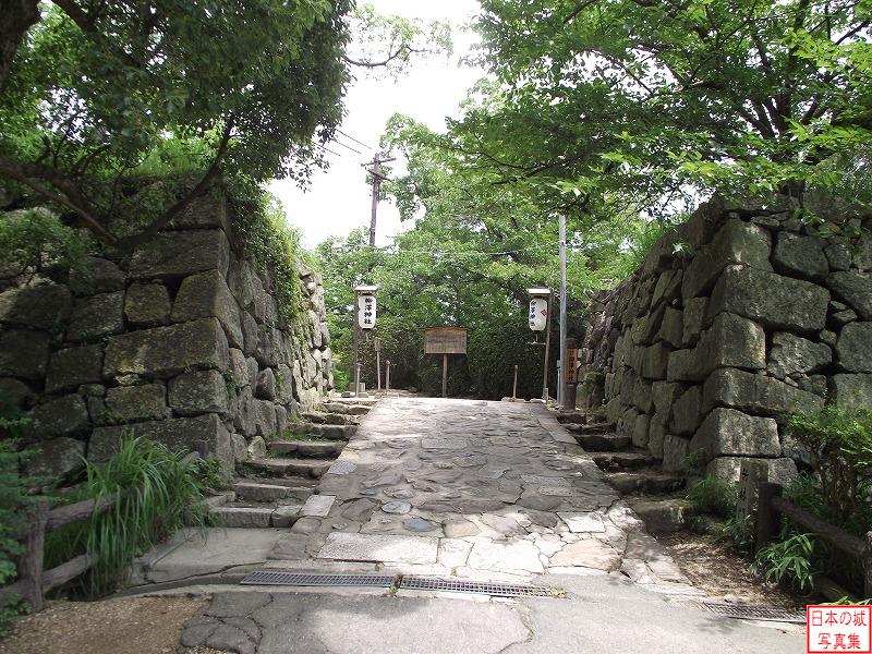 Yamato Koriyama Castle The ruins of Takebayashi bridge