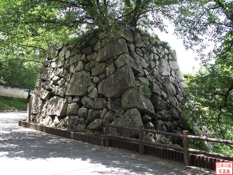 Yamato Koriyama Castle The ruins of Kurogane and Yanagi gate